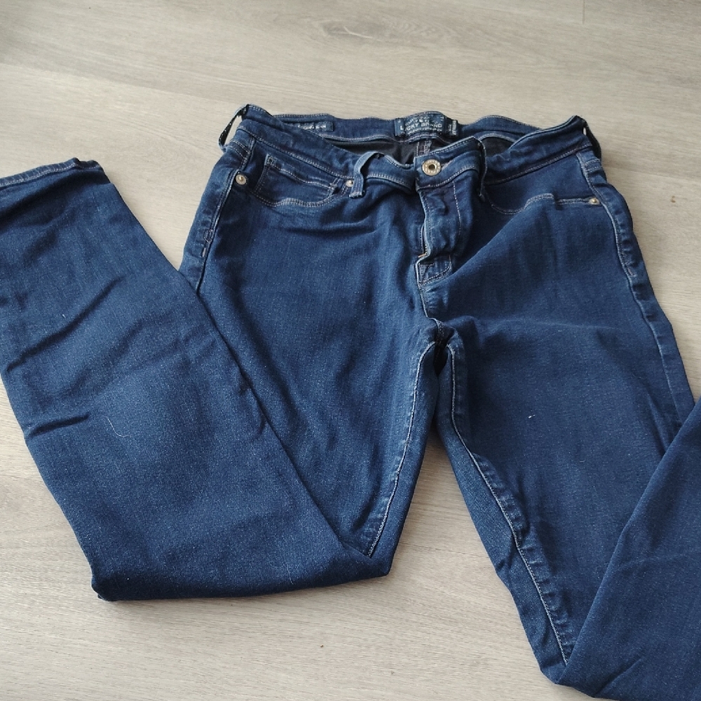 Lucky Brand Brooke Legging Jean Dark‎ Wash Skinny Denim Blue Womens 14/32 29